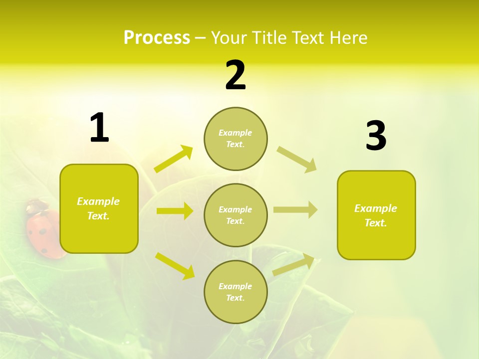 Natural Leaf Spring PowerPoint Template