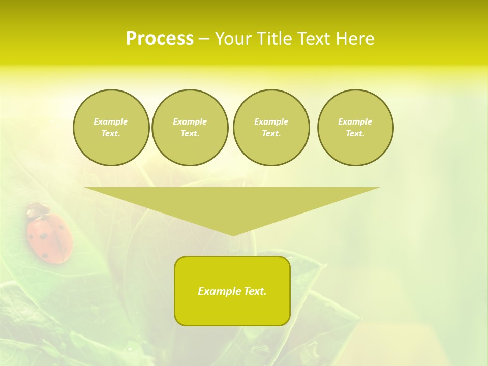 Natural Leaf Spring PowerPoint Template