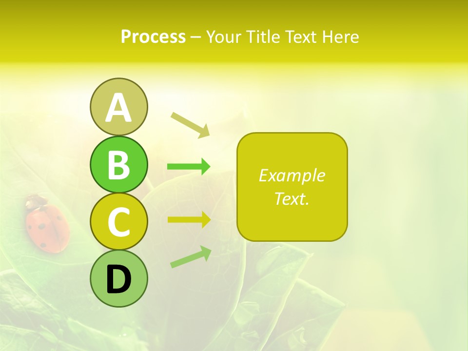 Natural Leaf Spring PowerPoint Template