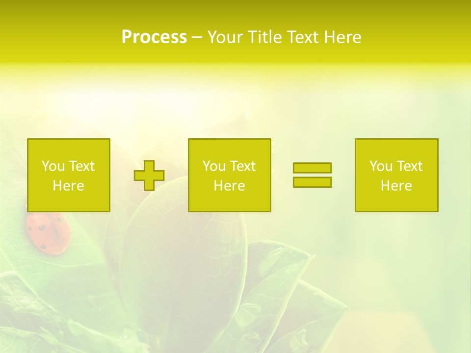 Natural Leaf Spring PowerPoint Template