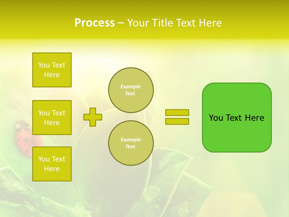 Natural Leaf Spring PowerPoint Template