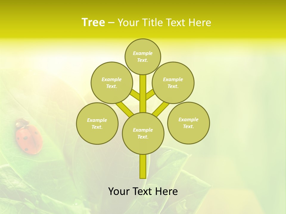 Natural Leaf Spring PowerPoint Template