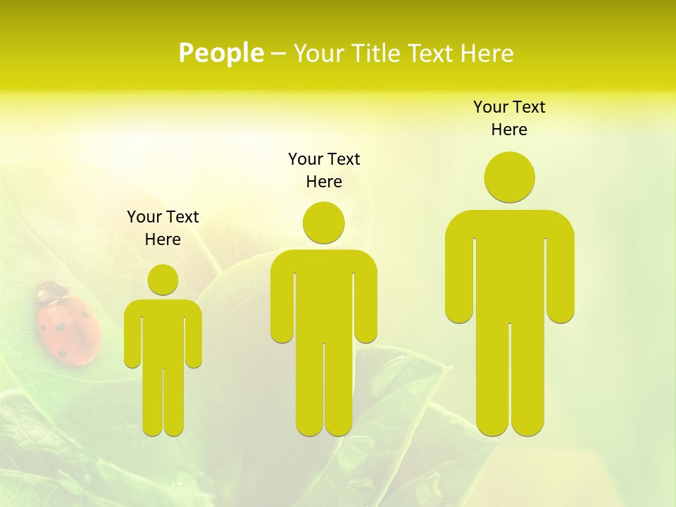 Natural Leaf Spring PowerPoint Template