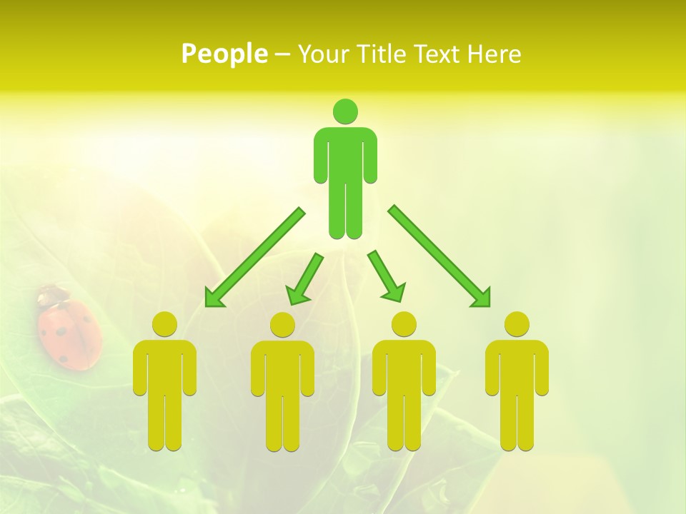 Natural Leaf Spring PowerPoint Template