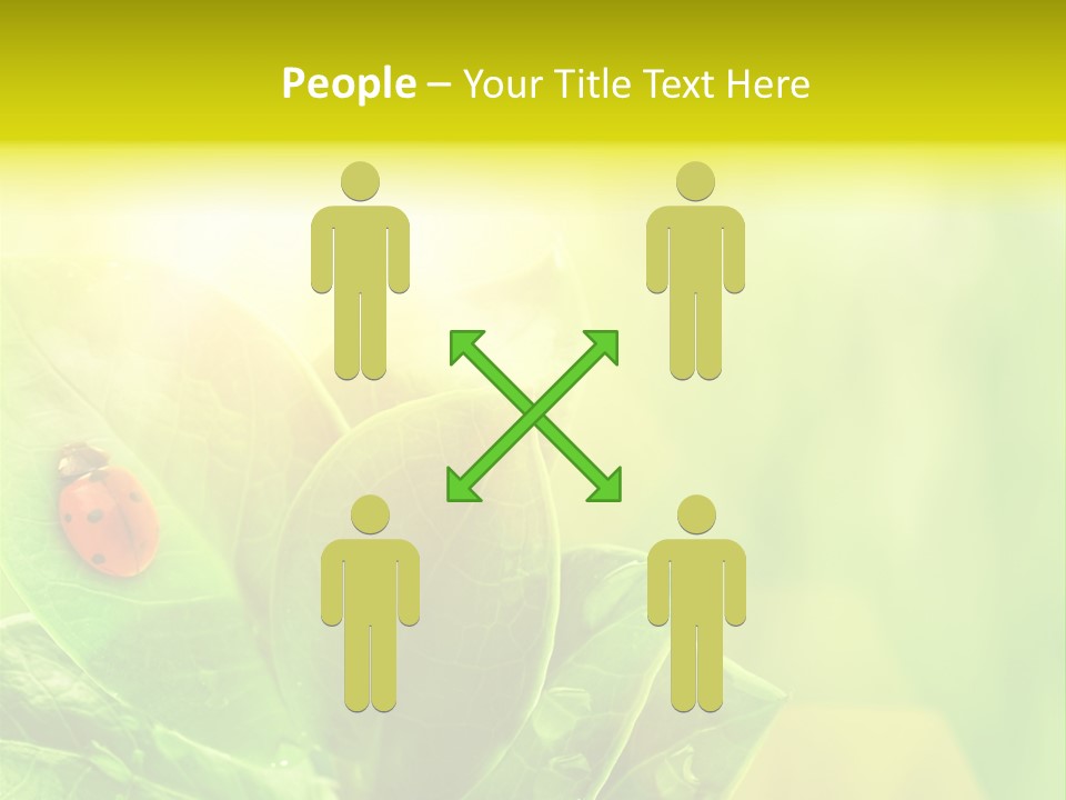 Natural Leaf Spring PowerPoint Template