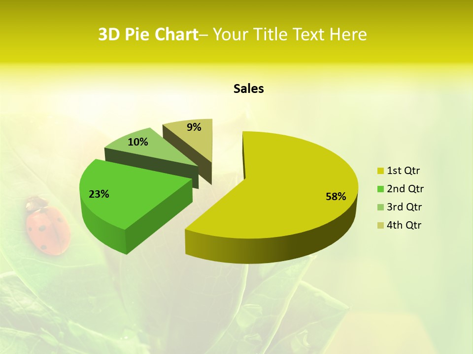 Natural Leaf Spring PowerPoint Template