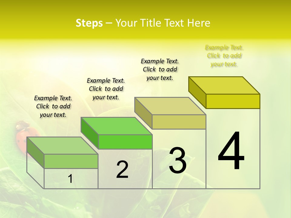 Natural Leaf Spring PowerPoint Template