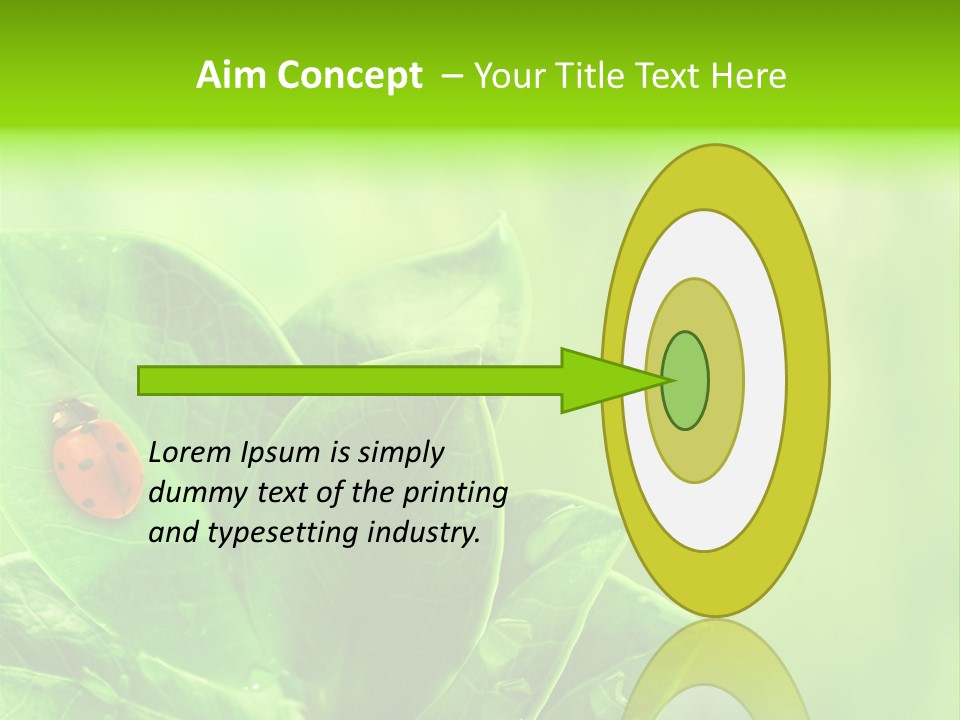 Drop Rain Bug PowerPoint Template