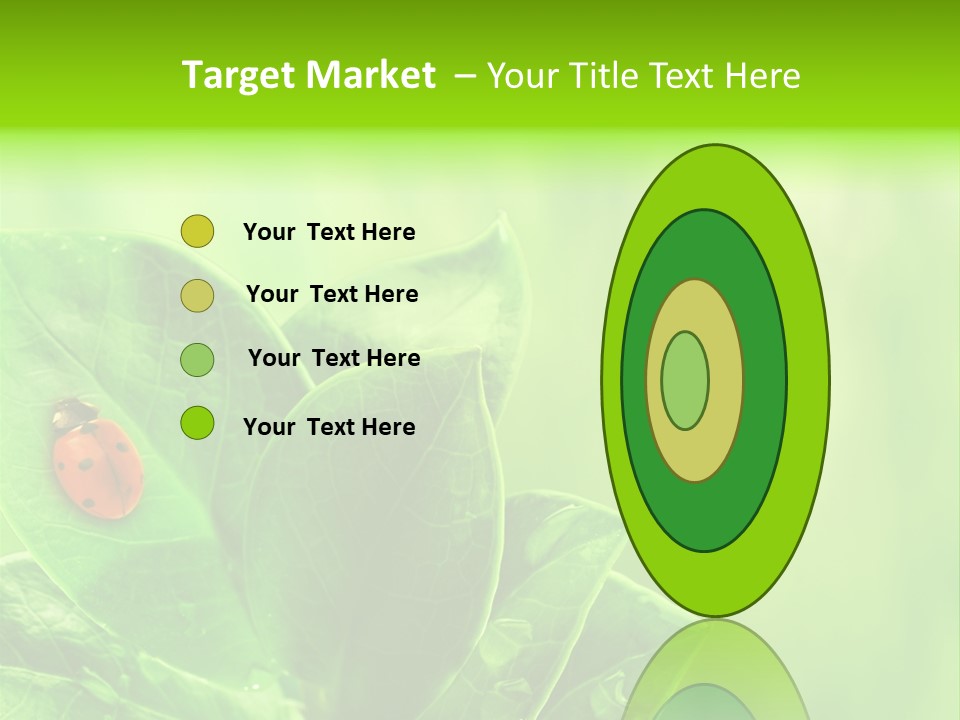 Drop Rain Bug PowerPoint Template