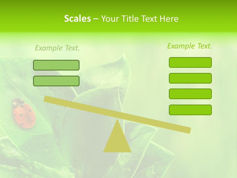 Drop Rain Bug PowerPoint Template