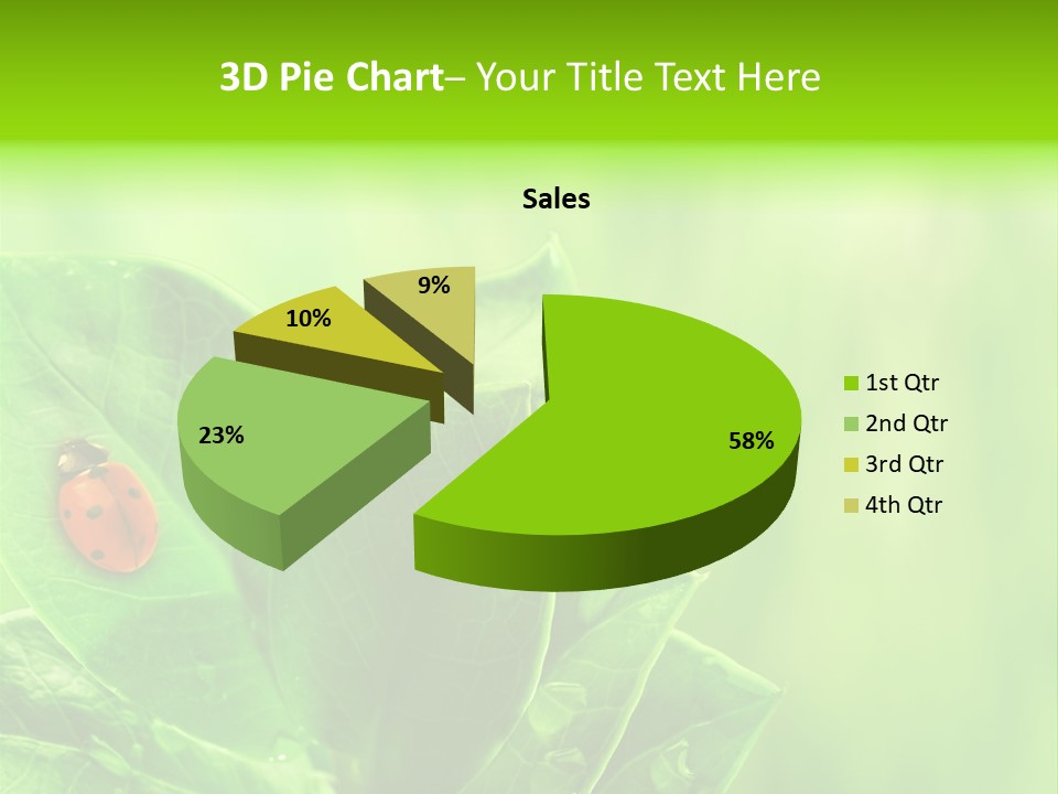 Drop Rain Bug PowerPoint Template