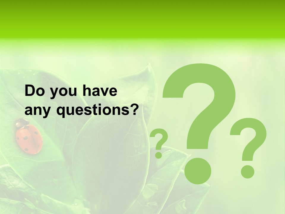 Drop Rain Bug PowerPoint Template