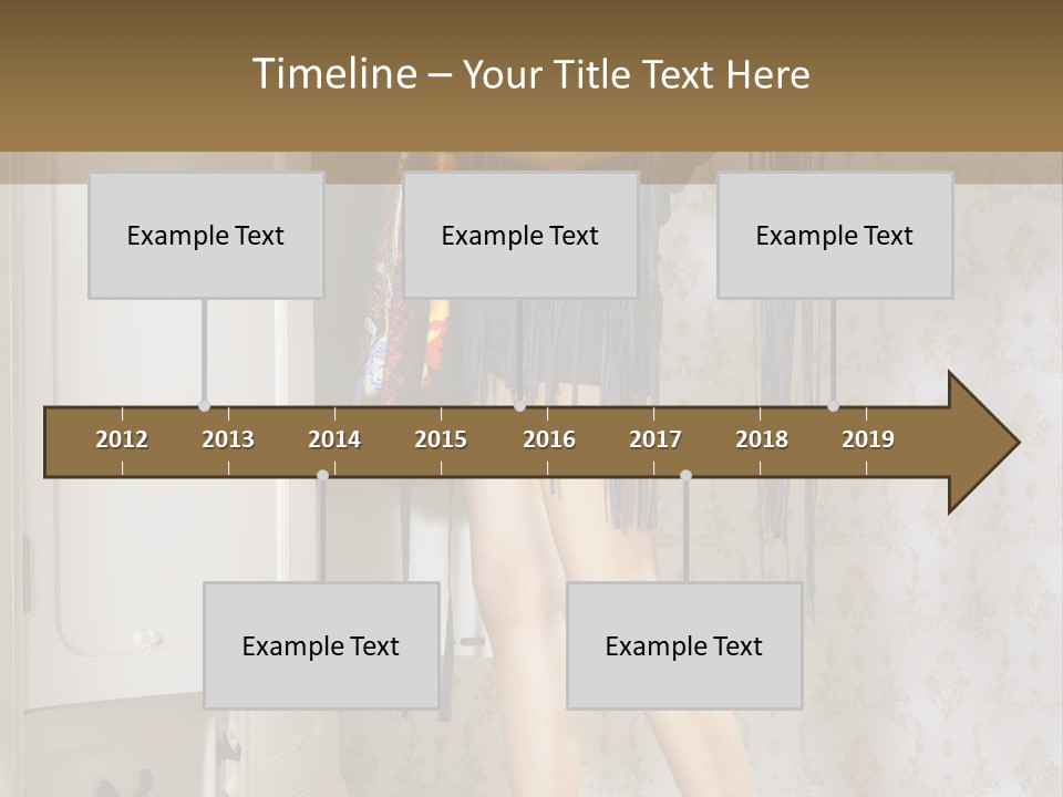Girl Pose Thinking PowerPoint Template