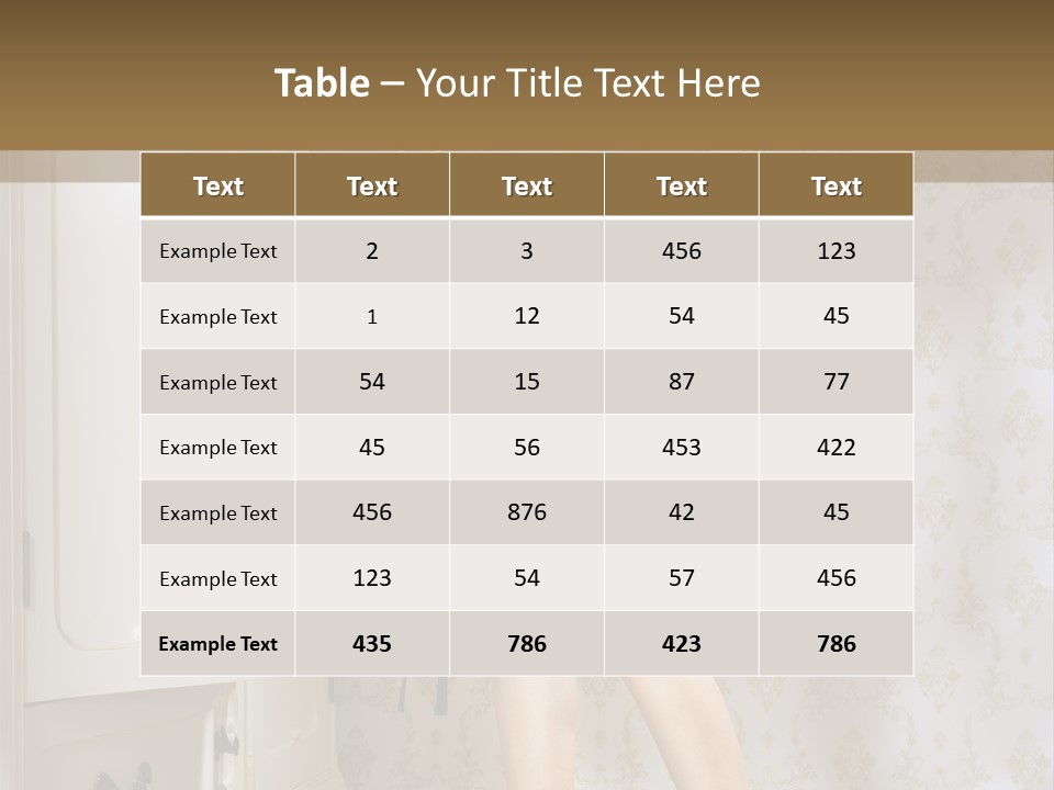 Girl Pose Thinking PowerPoint Template