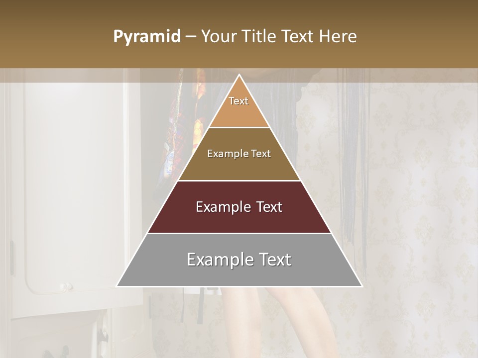 Girl Pose Thinking PowerPoint Template