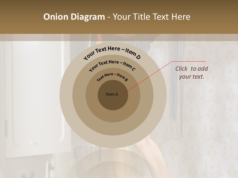 Girl Pose Thinking PowerPoint Template