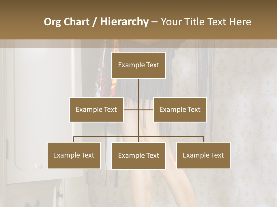 Girl Pose Thinking PowerPoint Template