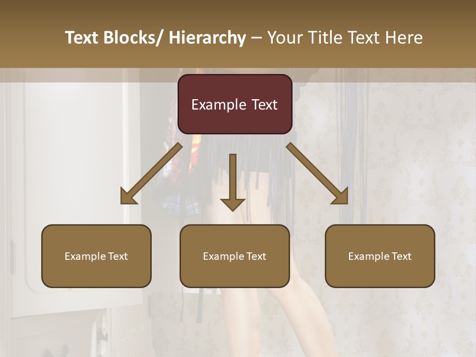 Girl Pose Thinking PowerPoint Template