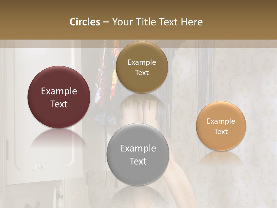 Girl Pose Thinking PowerPoint Template