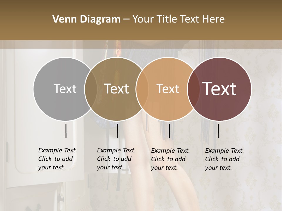 Girl Pose Thinking PowerPoint Template