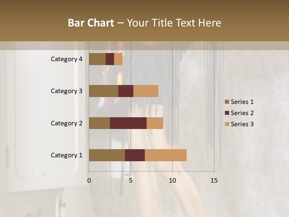 Girl Pose Thinking PowerPoint Template