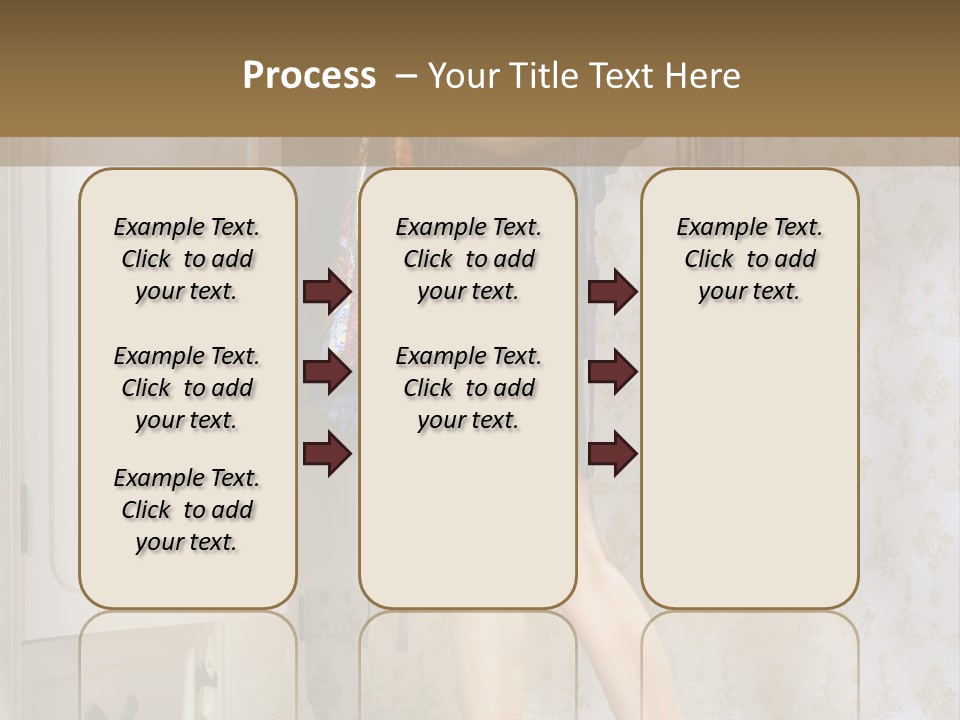Girl Pose Thinking PowerPoint Template