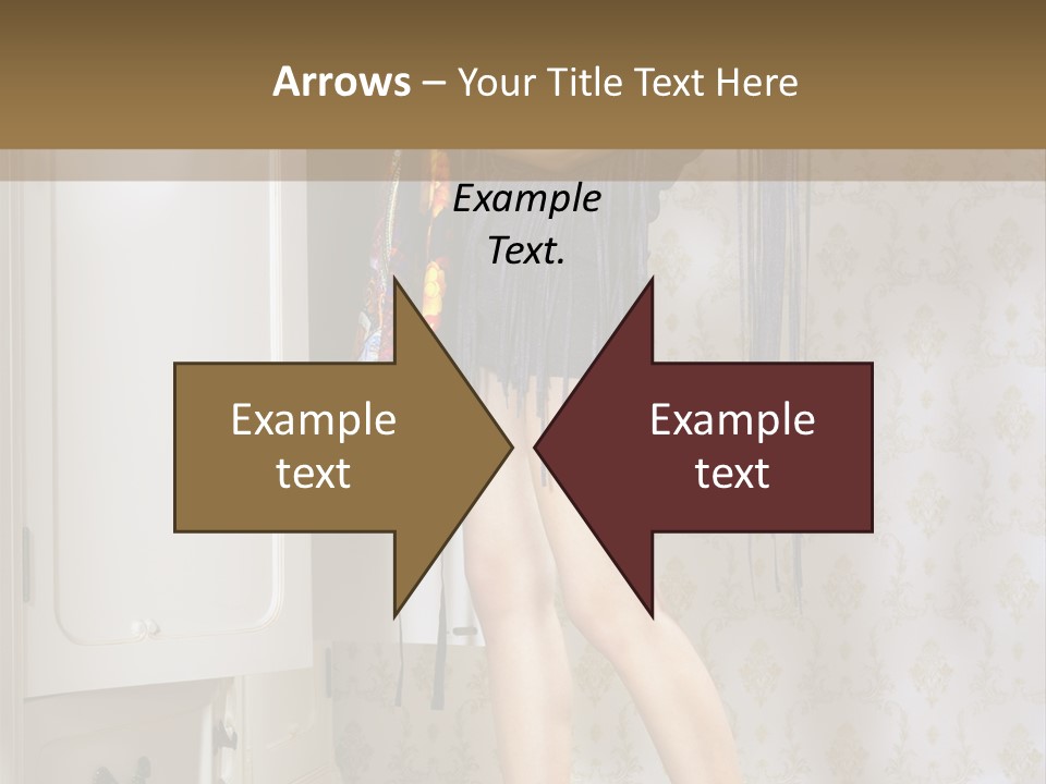 Girl Pose Thinking PowerPoint Template