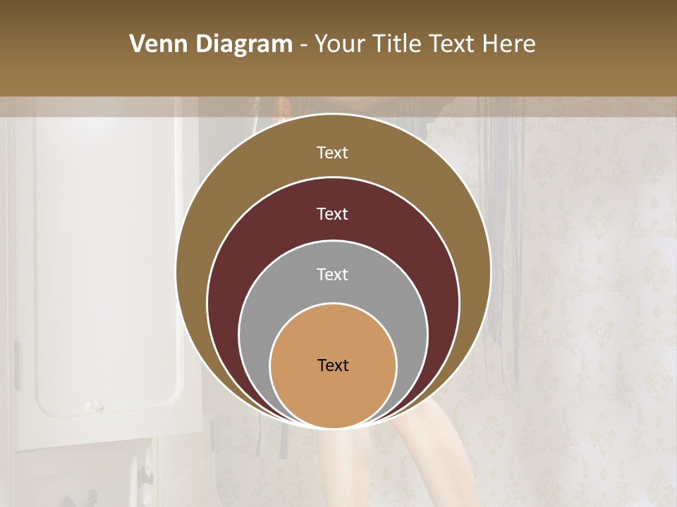 Girl Pose Thinking PowerPoint Template