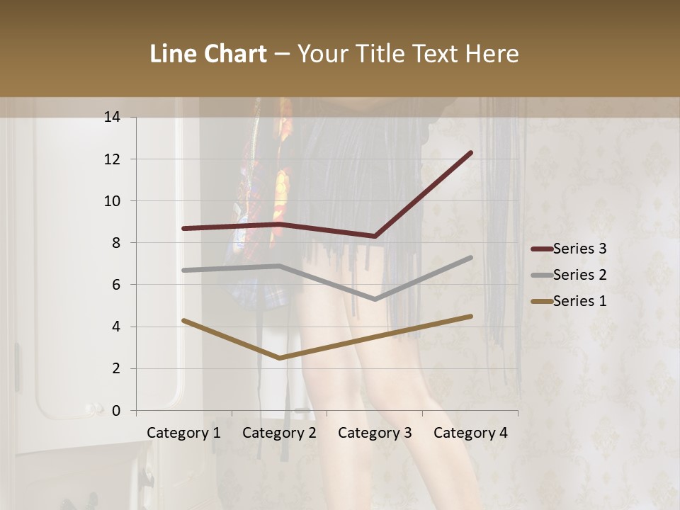 Girl Pose Thinking PowerPoint Template