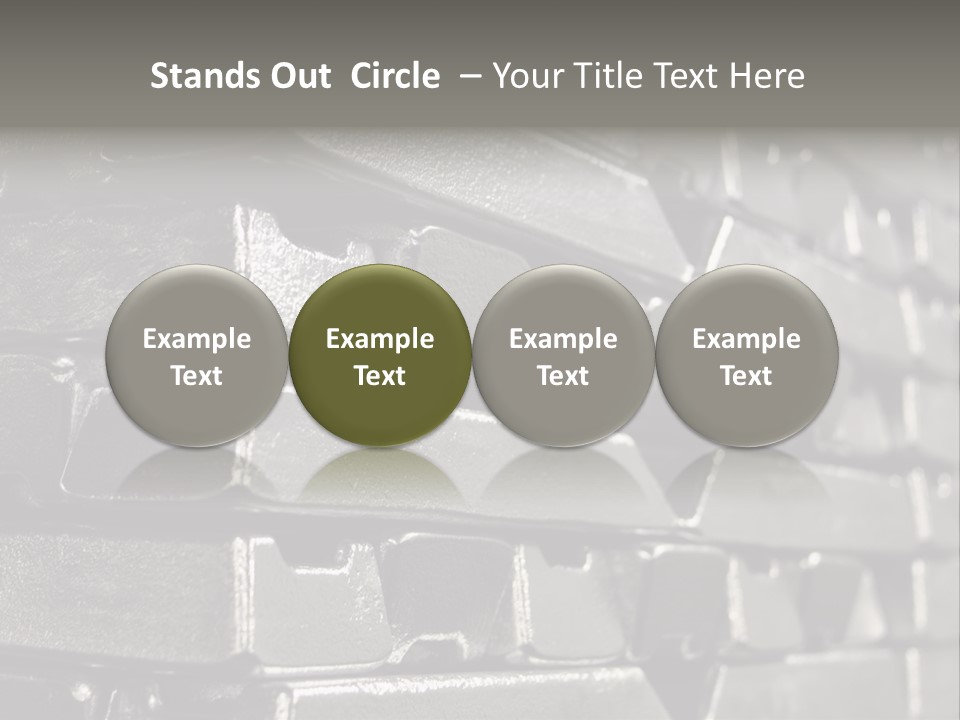 Die Cast Bank PowerPoint Template