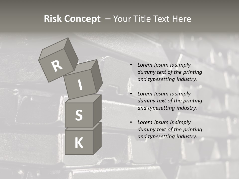 Die Cast Bank PowerPoint Template