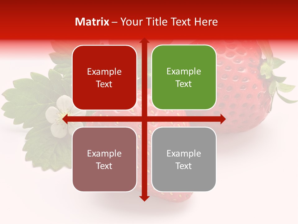 Leaf Ripe Flower PowerPoint Template