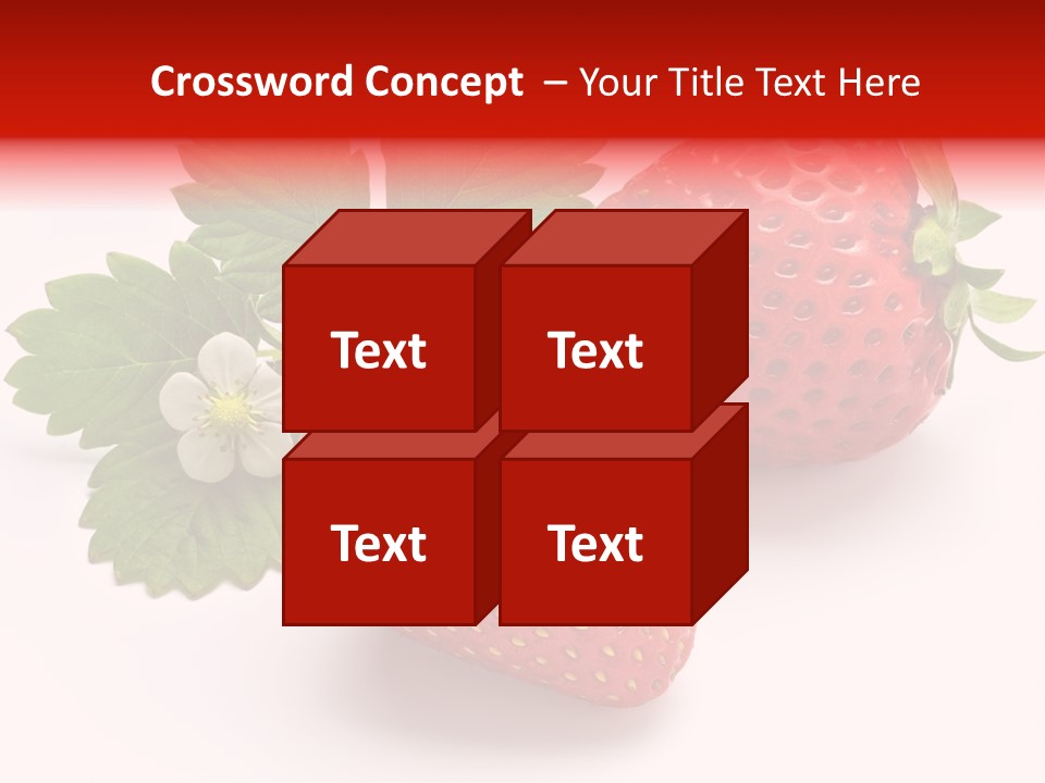 Leaf Ripe Flower PowerPoint Template