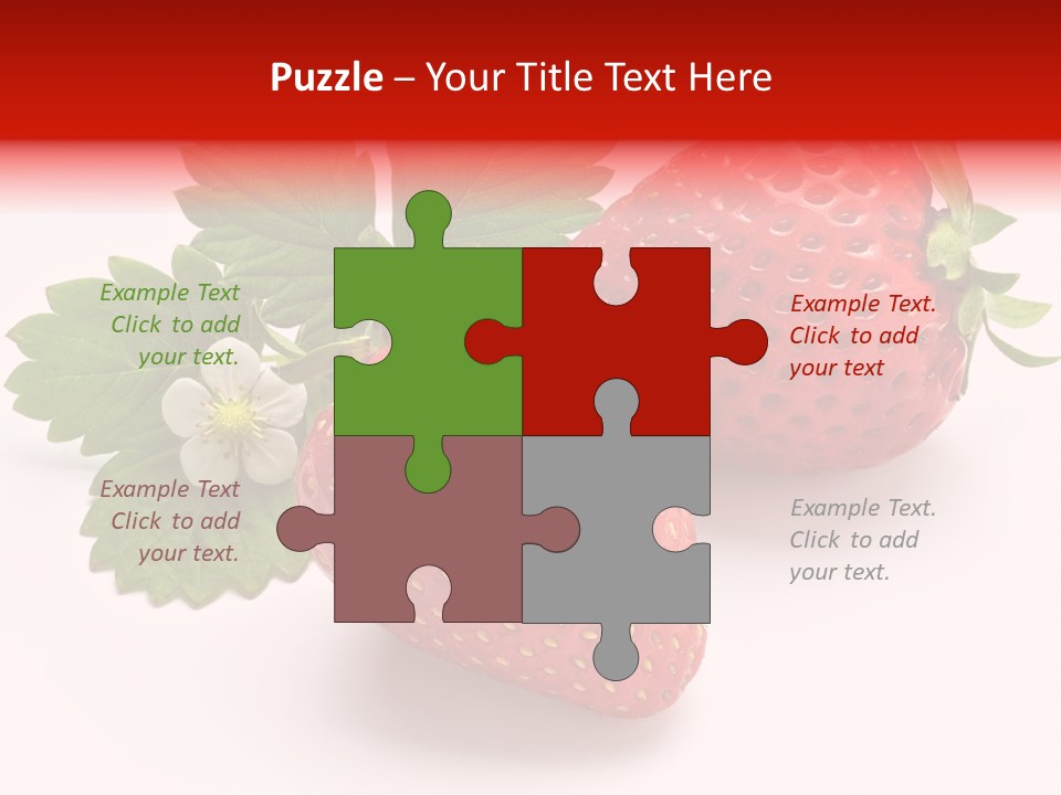 Leaf Ripe Flower PowerPoint Template