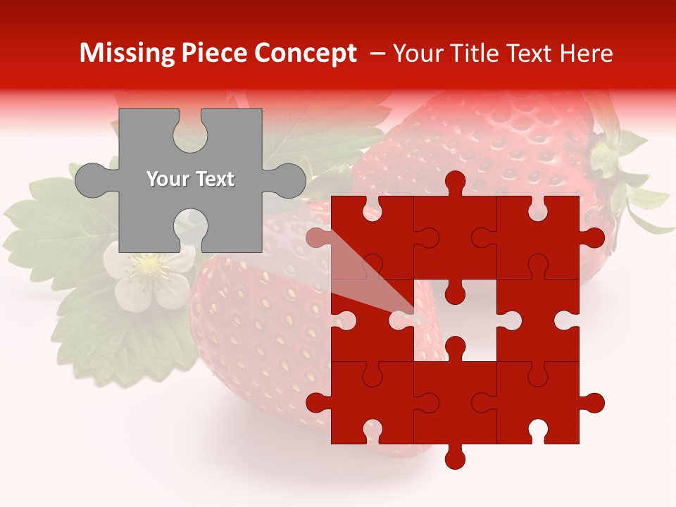 Leaf Ripe Flower PowerPoint Template