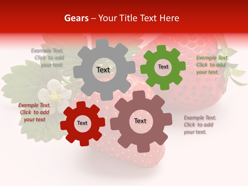 Leaf Ripe Flower PowerPoint Template