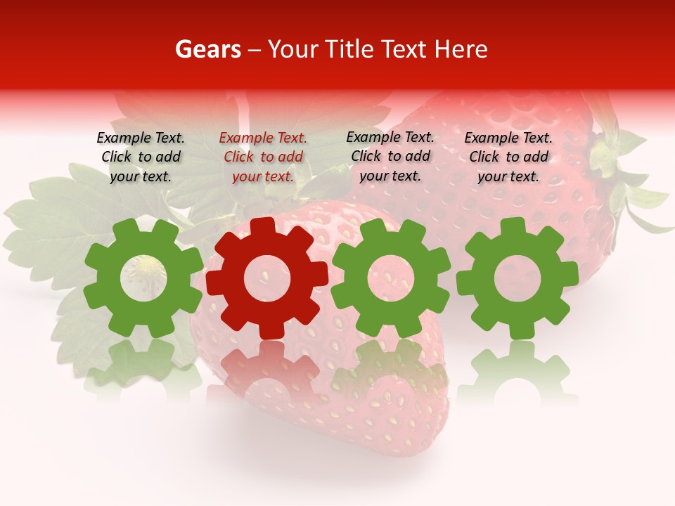 Leaf Ripe Flower PowerPoint Template