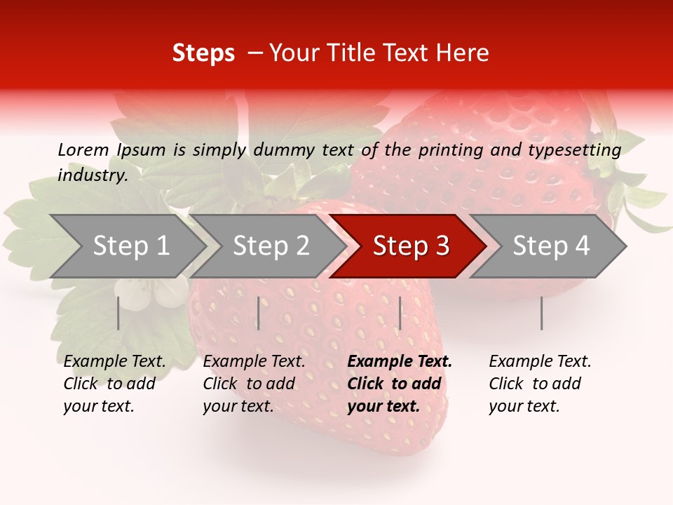 Leaf Ripe Flower PowerPoint Template