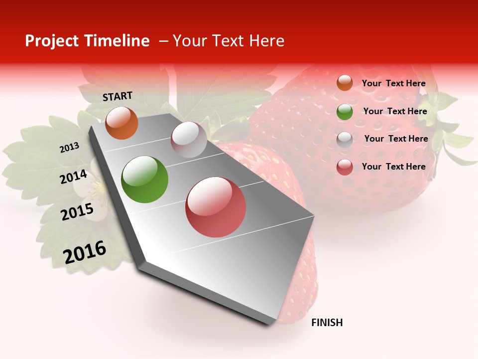 Leaf Ripe Flower PowerPoint Template