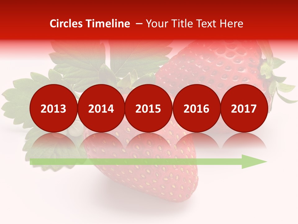 Leaf Ripe Flower PowerPoint Template