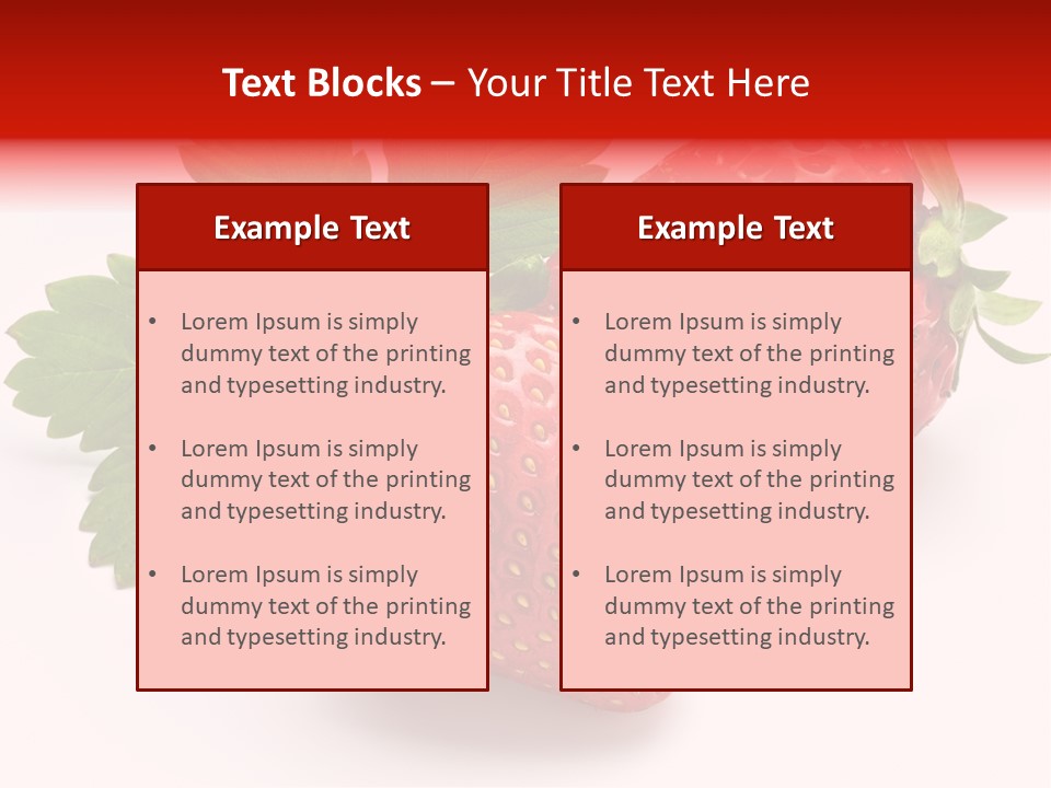 Leaf Ripe Flower PowerPoint Template