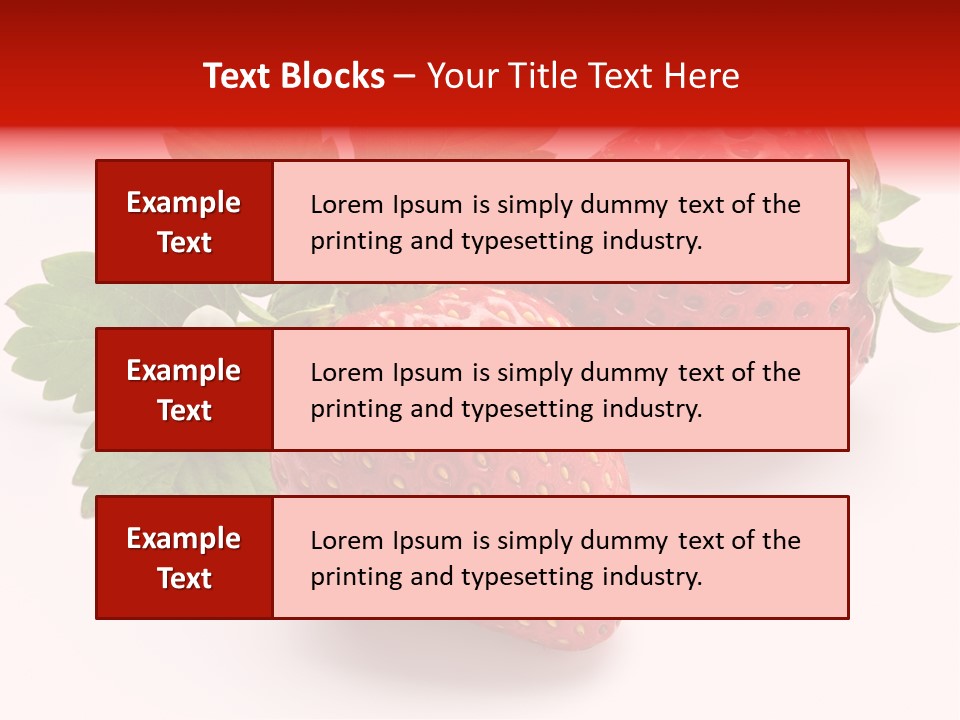 Leaf Ripe Flower PowerPoint Template