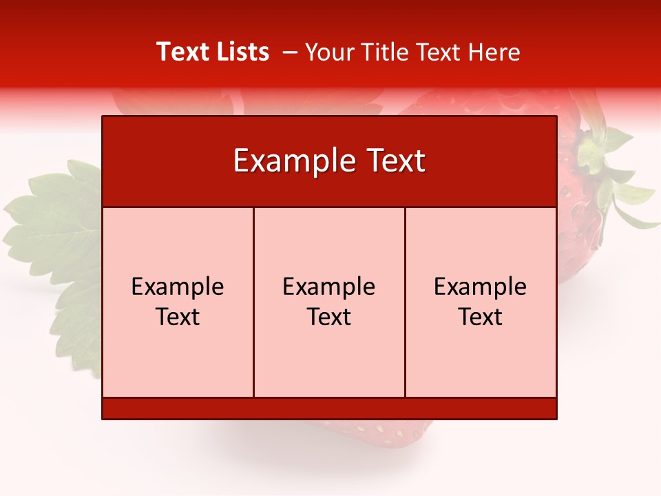 Leaf Ripe Flower PowerPoint Template