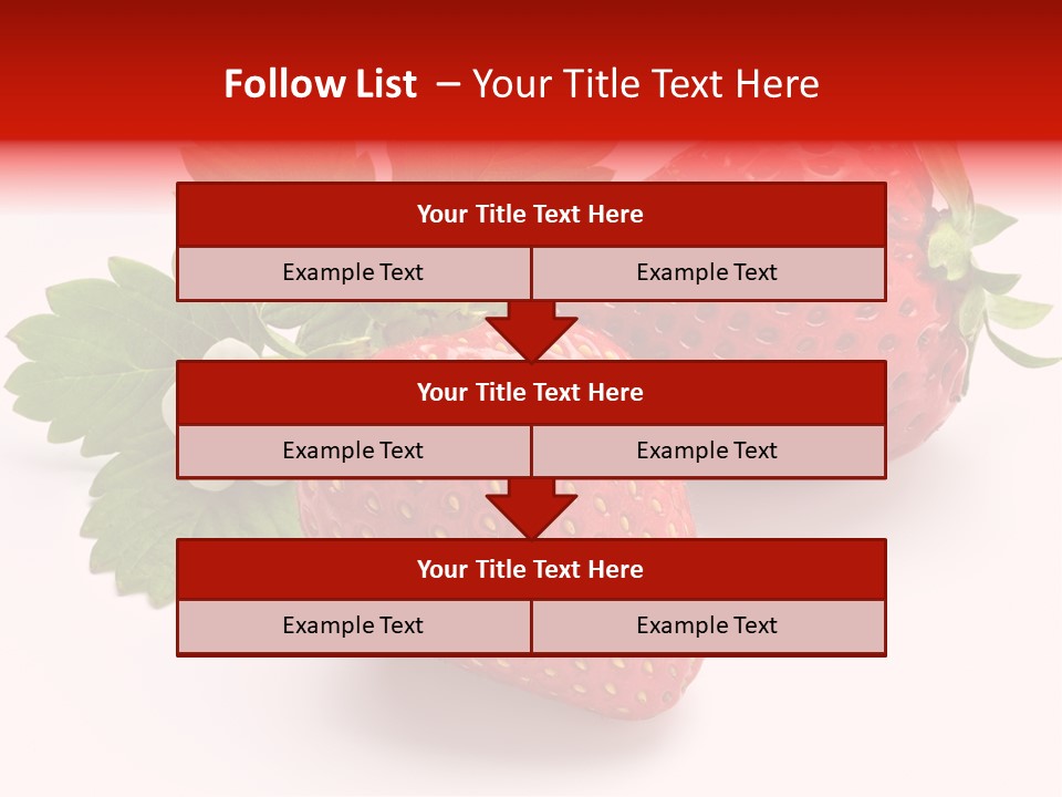 Leaf Ripe Flower PowerPoint Template