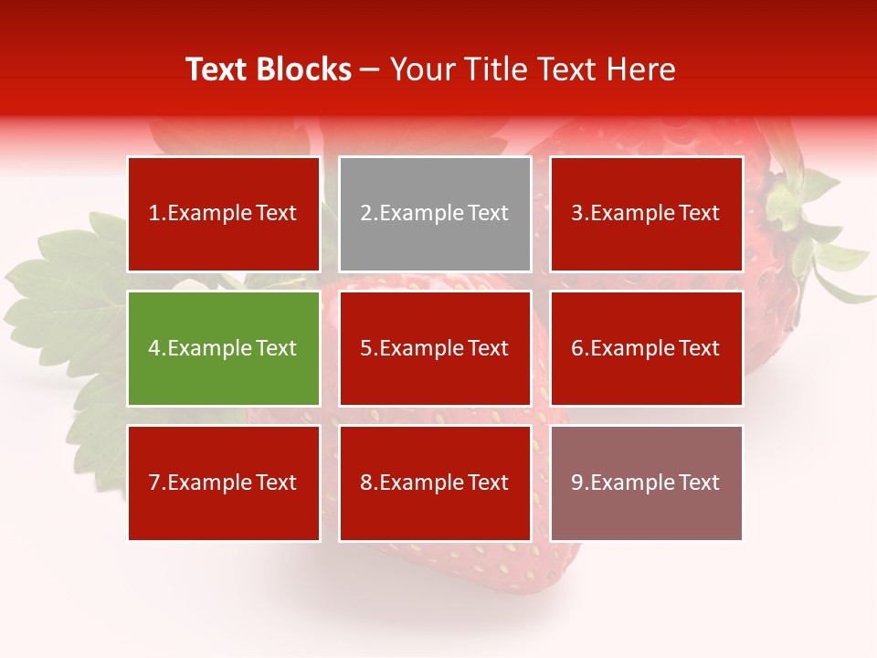 Leaf Ripe Flower PowerPoint Template