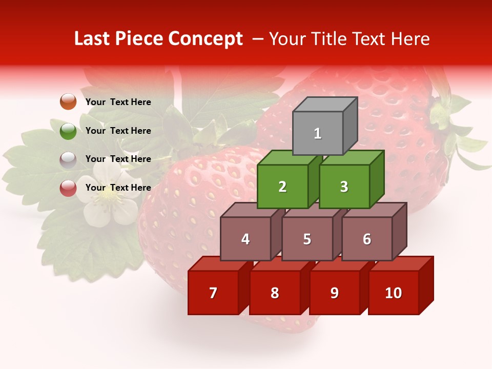 Leaf Ripe Flower PowerPoint Template