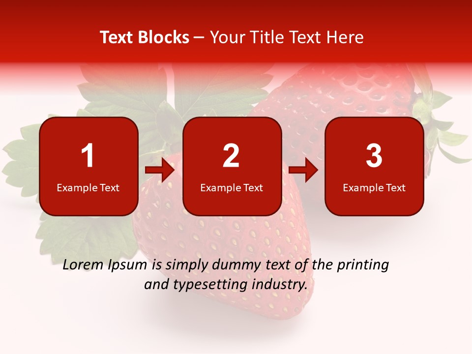 Leaf Ripe Flower PowerPoint Template