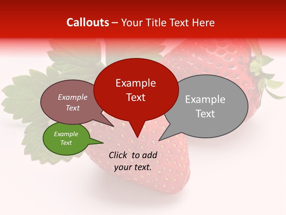 Leaf Ripe Flower PowerPoint Template