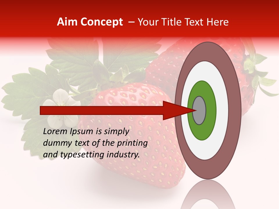 Leaf Ripe Flower PowerPoint Template