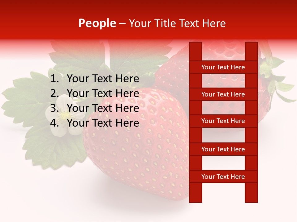 Leaf Ripe Flower PowerPoint Template